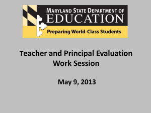 Decision Point 1 - Maryland State Department of Education