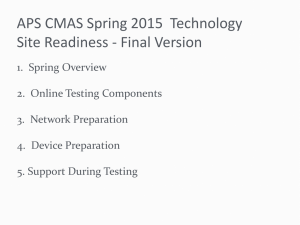 SiteReadiness2015Spring- APS IT Final
