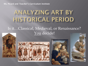 Analyzing art by historical period