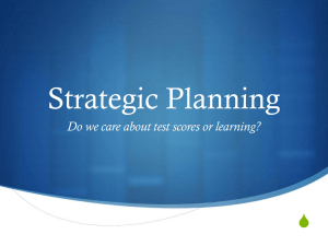 Strategic Planning Power Point - Ardsley Union Free School District