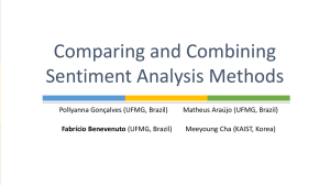 Comparing and Combining Sentiment Analysis Methods