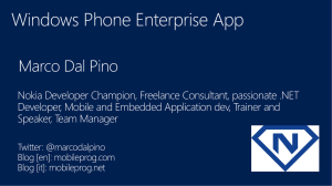 Manage Windows Phone Enterprise Apps