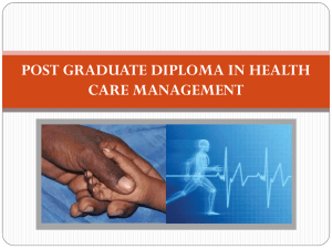 Know more about PGDHM - Parul Group of Institutes