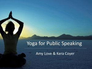 Yoga for Public Speaking and Better