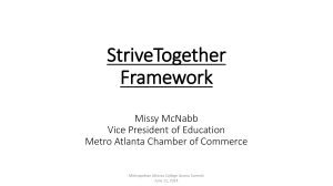 Metropolitan Atlanta College Access Summit PowerPoint