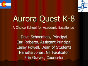 - Aurora Quest K-8
