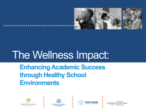 Wellness Impact Slide Presentation for Schools