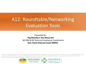 PowerPoint - Wisconsin PBIS Network