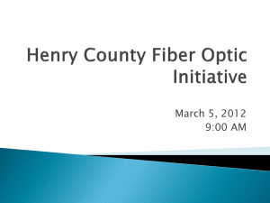 Fiber Update - Henry County