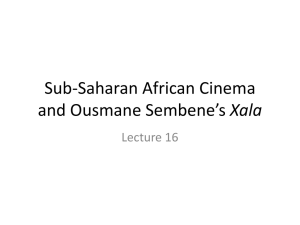[Lecture 16] Senegalese film for wiki 2012