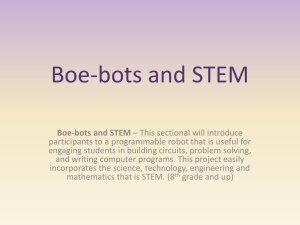 Boe-bots and STEM - stem-lea