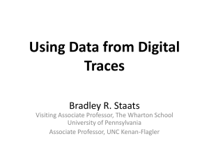 Digital trace data