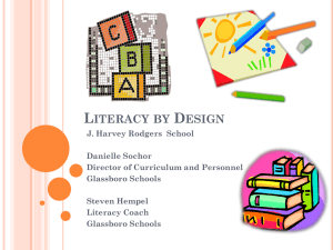 Literacy by Design Presentation