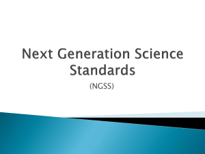 Next Generation Science Standards Power-Point