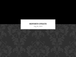 Report update for parents ppt