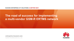 What is a multi-vendor GSM-R network?