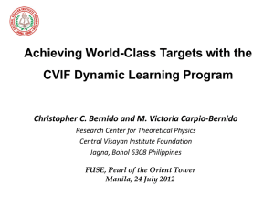(CVIF) Dynamic Learning Program