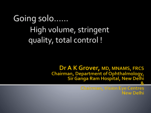 Dr A K Grover_Going solo