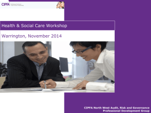 Health and social care workshop slides