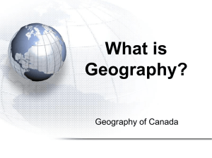 Introduction to Geography Quiz