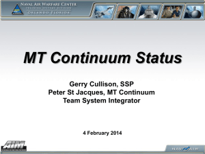 MT Continuum Capabilities Update