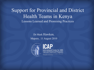 Mark Hawken, ICAP Kenya - I-Tech