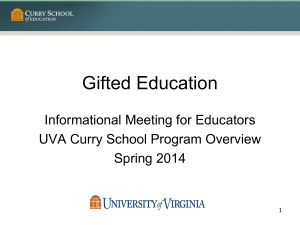 Online courses - Curry School of Education