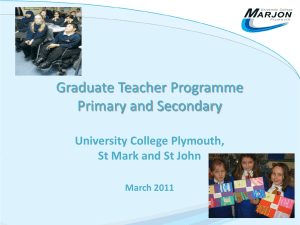 Graduate Teacher Programme