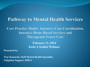 Pathways to Mental Health Services