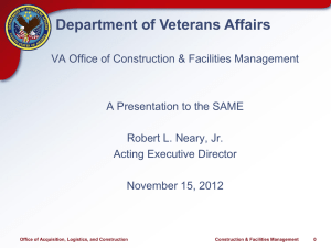 VA Office of Construction & Facilities Management