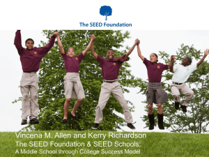College Success - The SEED Foundation