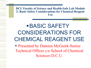 DCU Faculty of Science and Health-Safe Lab Module 2