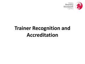 Trainer Recognition Presentation Slides - March 20
