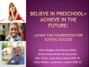 Laying the Foundation for School Success