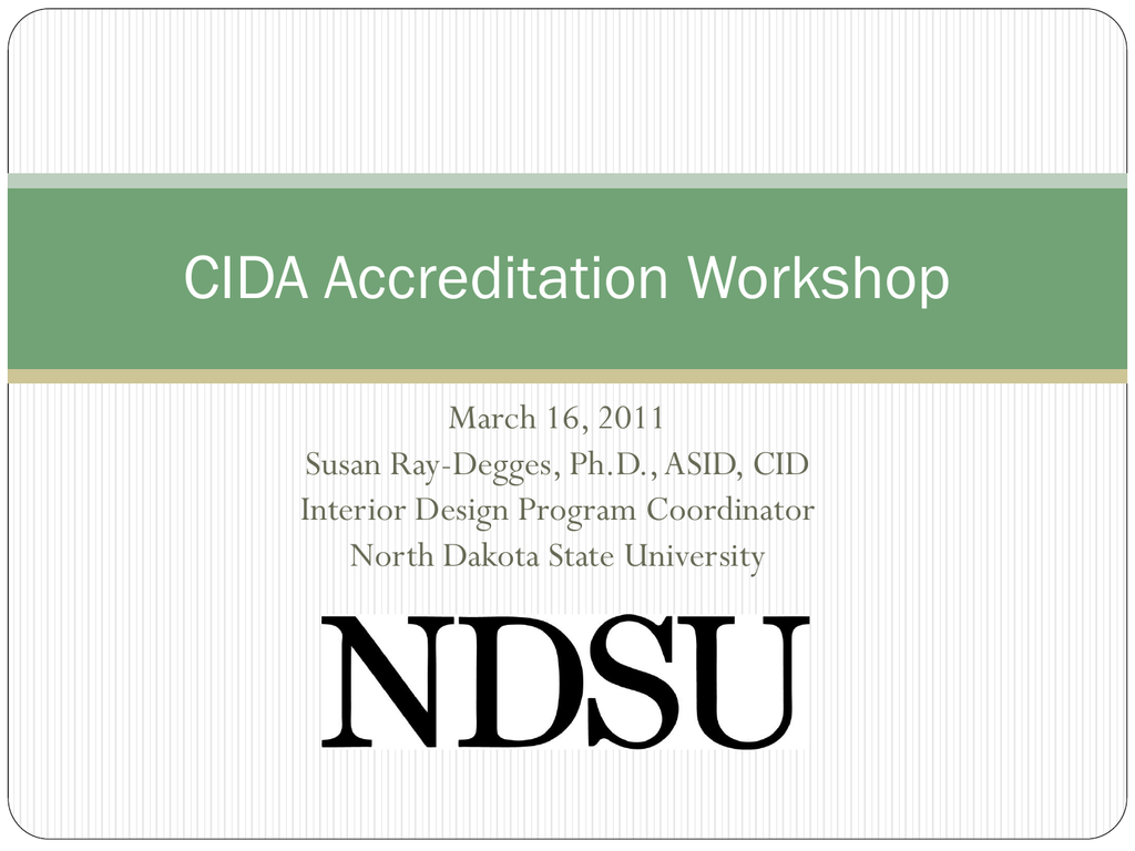 Assessment Council For Interior Design Accreditation
