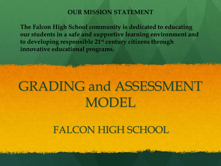 SBG Presentation Falcon School District 49