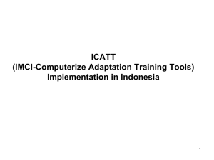 ICATT implementation process