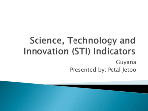 Science, Technology and Innovation Indicators