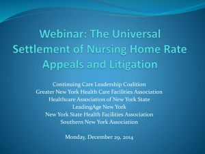 12/29/14 Webinar PowerPoint - New York State Health Facilities
