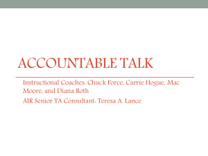 Accountable Talk