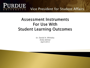 Mapping Student Learning Outcomes