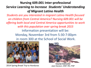NURS 609.001 - School of Nursing