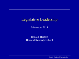 adaptive challenge - Minnesota State Legislature