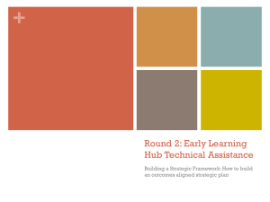 Early Learning Hub overview