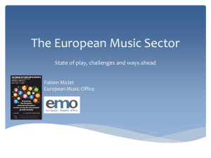 The European Music Sector
