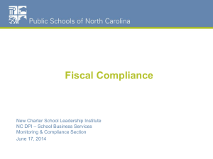 Fiscal Compliance - 2014CharterSchoolPlanning