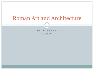 Roman Art and Architecture zoya! - missyoungsclass
