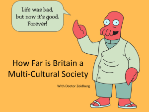 How Far is Britain a Multi-Cultural Society - AS