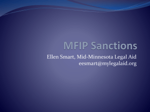 MFIP Sanctions