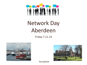 Scottish PL Network Day – update - Glow Blogs